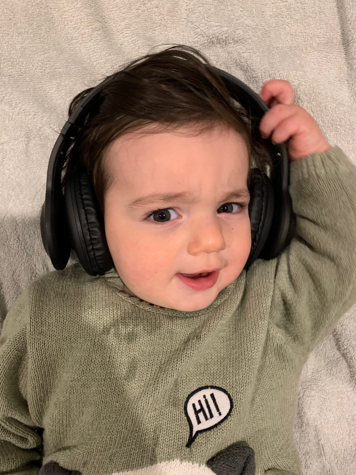 A real #NapstarBaby moment, black and white