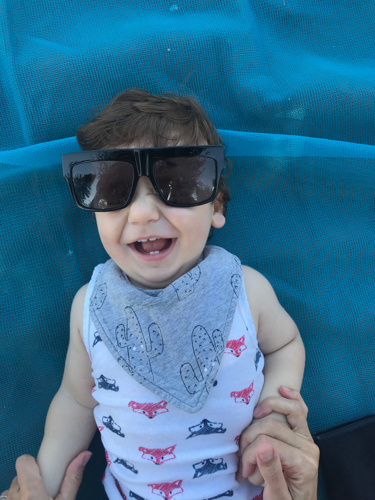 A real #NapstarBaby moment, black and white