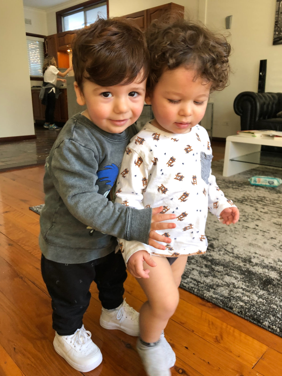 A real #NapstarBaby moment, black and white