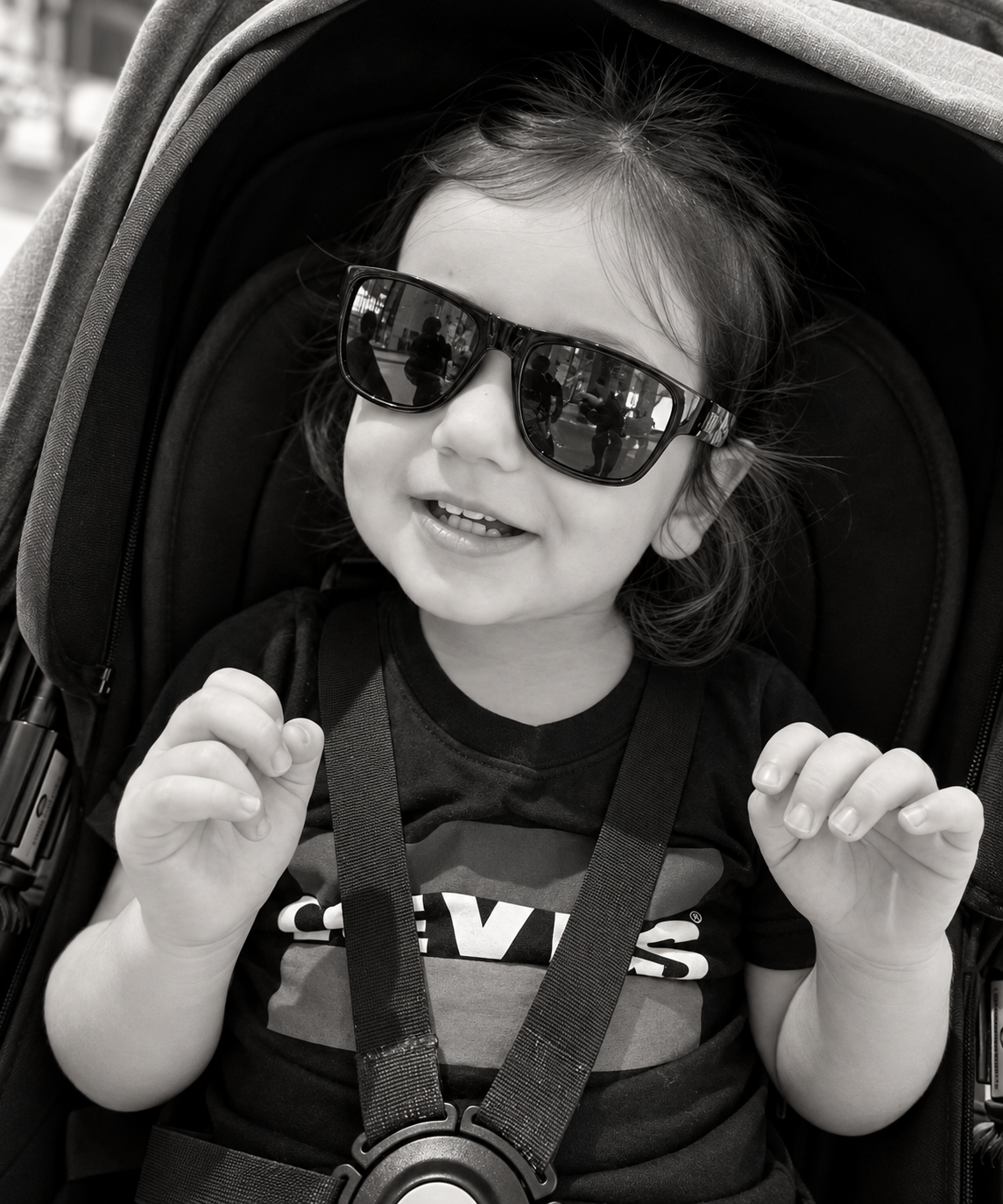A real #NapstarBaby moment, black and white